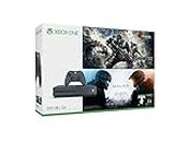 Xbox One S 500GB Console - Gears and Halo Limited Edition Holiday Bundle (Includes 4 Games)