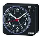 Seiko Alarm Clock, Black, 6.5 x 7.4 x 3.8