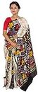 Kheyali Boutique Women's Cotton Saree (KB-BT-0153_Multicolored)
