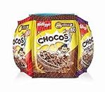 Kellogg's Chocos Variety Pack of 7, 153g/168g with Whole Grain | Source of Calcium, High in Protein, with 10 Essential Vitamins & Minerals, Source of Fibre | Breakfast Cereal for Kids