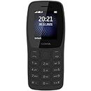 (Refurbished) Nokia 105 Classic | Single Sim Keypad Phone with Built-in UPI Payments, Long-Lasting Battery, Wireless FM Radio, Charger in-Box | Charcoal