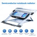 Laptop Cooling Pad Quiet Fan USB Cooler Foldable Stand 11-17" Notebook Radiator