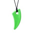 ARK's Saber Tooth Chewelry Necklace for Mild to Moderate Chewing (Lime Green) by ARK Therapeutic