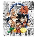 SoulAbiti Anime Set of 20 anime Style A4 Poster Panels for Wall Art (119 cm X 105 cm, with Double sided tape) - Illustration for Anime Fans - Multicolor