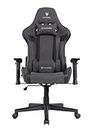 Oversteel - ULTIMET Professional Gaming Chair, Breathable Fabric, 2D Armrests, Height Adjustable, 180° Reclining Backrest, Gas Piston Class 3, Up to 120Kg, Black