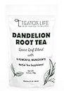 Dandelion Root Tea for Liver Cleanse (pack of 1 85g) with Milk Thistle, Burdock Root, Licorice Root, Ginger Root, Turmeric Root, and Liver Detox Support Tea Blend to Help Boost Immunity & Cleanse