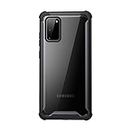 i-Blason Ares Case for Samsung Galaxy S20 5G (2020 Release), Dual Layer Rugged Clear Bumper Case Without Built-in Screen Protector (Black)