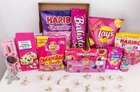 Pink French Snacks- French Sweet and Salty Snacks- French Snack Box- Gift 