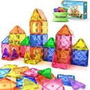 Magnetic Tiles Toddler Toys Games Sensory for Toddlers 3-4 Magnetic... 