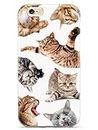 Inspired Cases - 3D Textured iPhone 6 Plus/6s Plus Case - Rubber Bumper Cover - Protective Phone Case for Apple iPhone 6 Plus/6s Plus - Funny Cats 2