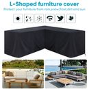 Sofa Furniture Cover Patio Outdoor Garden L Shape Corner Waterproof Protector UK