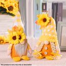 1pc, Sunflower Gnome Plush Doll - Adorable Autumn Decoration For Home, Room, Desktop, And Window - Perfect Birthday