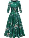 Dresstells Vintage Tea Dress For Women, St Patricks Party Dresses, Modest Brides