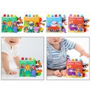 Cartoon Animals Toddler Activity Book Preschool Learning Toys Cloth Book for