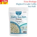 Coarse Celtic Sea salt : Hand Harvested : High Mineral content  * Free Shipping