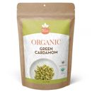 Organic Jumbo Green Cardamom Pods - Whole Elaichi Spices for Cooking and Baking