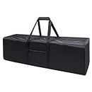 48 Inch Travel Duffle Bag Extra Large Sport Equipment Duffel Bags with 2-Way Lockable Zippers-Black