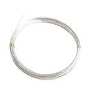 Copper Craft Wire Silver Plated Copper Wires 0.6mm x 10m Bead Making Art Craft DIY Embellishment Decoration Floristy Modelling Sculpture Supplies