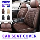 Full Set 5-Sits Leather Seat Covers Front & Rear Cushion Accessories For TOYOTA