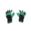 Yanmai ABC Plastic Heavy Duty Gardening Gloves with ABS Claws - Washable, Protects Hands for Digging, Planting, and Industrial Farming Tasks - Unisex Garden Tool for Home, Pots, and Agriculture0
