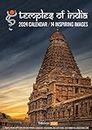 Tallenge - 2024 Wall Calendar - Temples Of India - 11.6 x 16.5 Inches (Paper,Wall Calendar)