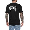 …LOST Men's Mayhem Designs Short Sleeve T-Shirt, Black, Medium