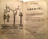 RORET *1825* MANUEL de CHIMIE RIFFAULT TERRES METAUX OXIDES..PHYSIQUE LIVRE BOOK