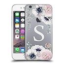 Head Case Designs Officially Licensed Nature Magick Letter S Watercolour Flower Monogram 2 Soft Gel Case Compatible with Apple iPhone 6 / iPhone 6s