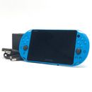 SONY PS Vita PCH-2000 Slim Aqua Blue Wi-Fi LCD FW:3.55 w/ Charger "Mint"