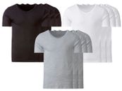 Livergy Herren T-Shirts 3er Pack Kurzarm Shirt Oberteil reine Baumwolle