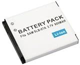High Capacity – Rechargeable Battery for Samsung Digimax PL150, PL151, PL171, ST560, ST45, ST50, ST500, ST510, ST550, ST600, TL90, TL100, TL205, TL210, TL220, TL225 and TL500 Digital Cameras - Replacement for SLB-07A Battery