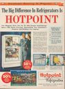 Hotpoint 1948 The Big Difference in refrigeradores 50 % extra anuncio impreso vintage