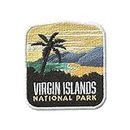 Vagabond Heart Virgin Islands National Park Patch - Virgin Islands Souvenir - Iron On Travel Badge