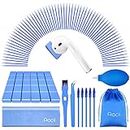 Cleaner kit for Airpod, Cleaning Putty Compatible with Airpod 2 Airpods pro, Earbud Cleaning Putty, Blue Cleaning kit for Headphone/Phone/Earbud/iPhone, Include Cleaning Cloth Swab, Gift for Men