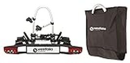 Westfalia BC 60 Bike Rack for Towbars - incl. bag | Bike Carrier for 2 Bicycles | Suitable for E-bikes | Foldable