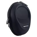 Amazon Basics Hard Shell EVA Headphone Carrying Case for Universal Oversized Over-Ear Headset, Shockproof, Water Repellent, Anti-Pressure Portable Protective Pouch/Storage Bag, Black