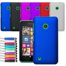 For Nokia Lumia 530 Armour Hard Shell Case Cover + Screen Protector + Stylus
