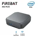 Firebat ak2 plus minipc intel n100 dual band wifi5 bt 4 2 16gb 512gb desktop gaming computer mini pc