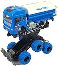 FunBlast 4WD Monster Construction Truck for Kids Toy Friction Powered Toy 6 Wheel Drive Tanker Truck Toy Vehicle for Kids -Multicolor
