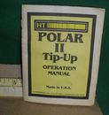 HI-Tech HT Tackle Fishing Original Polar II Tip-Up Ice Fishing Manual VINTAGE!