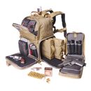 G.P.S Tactical Range Backpack With 3 Internal Handgun Case 1000D Nylon & 12Mags