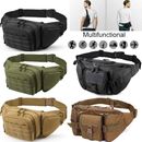 Tactical Pistol Pouch Waist Pack Bag Fanny Pack Concealed Carry Gun Holster Bag