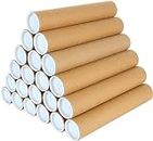 ACXFOND 20PCS Long Cardboard Poster Tubes, 12 x 2 inch Shipping Tubes, Mailing Tubes, Recyclable PaperTube for Transporting, Storage