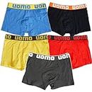 Uomo Lot de 5/10 boxers rétro en coton pour homme, multicolore, 2XL (180/100CM)