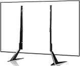 Suptek Universal TV Stand, Metal TV Legs for 22-65 inch LCD/LED/OLED/Plasma Flat&Curved Screen TV Height Adjustment with VESA 75x75mm to 800x400mm Max ML1760