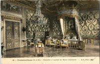 Fontainebleau Chambre a Coucher de Marie Antoinette BF Paris Postcard DB UNP Vtg
