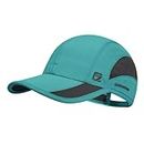 GADIEMKENSD Quick Dry Sports Hat UPF50+ Lightweight Breathable Soft Outdoor Running cap Women Baseball Caps (Turquoise, L)