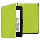 Fintie Slimshell Case for 6" Kindle Paperwhite 2012-2017 (Model No. EY21 & DP75SDI) - Lightweight Protective Cover with Auto Sleep/Wake (Not Fit Paperwhite 10th & 11th Gen), Green