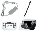 Chargeur secteur, USB , etui silicone, stylet et film de protection pour Wii U