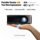 4K Mini-Projektor - HD 3D - Ultimatives Heimkino - Smart TV - WiFi Sync